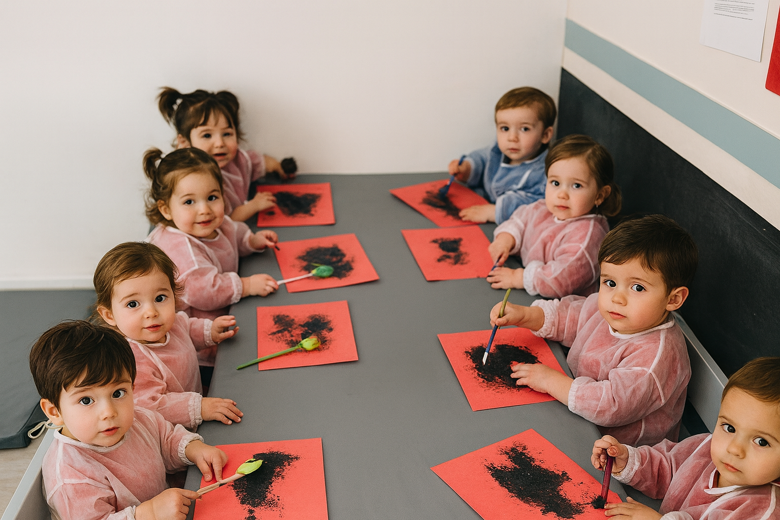 Montañas al atardecer